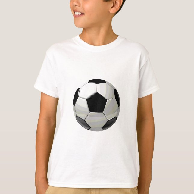 T-shirt Oeuvre de soccer unique (Devant)