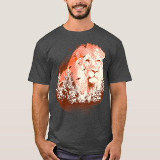 T-shirt Oeuvre majestueuse de Lion