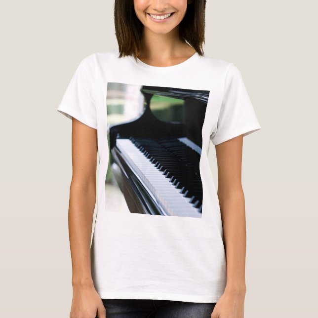 T-shirt Oeuvre Piano Cute (Devant)