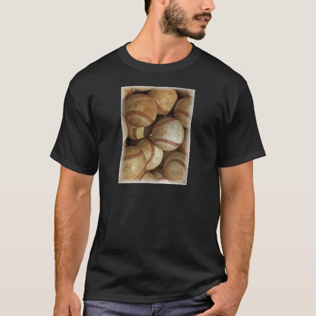 T-shirt Oeuvre tendance de baseball (Devant)