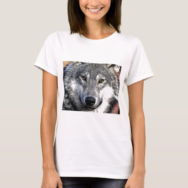 T-shirt OEuvre Wolf Eyes (Devant)