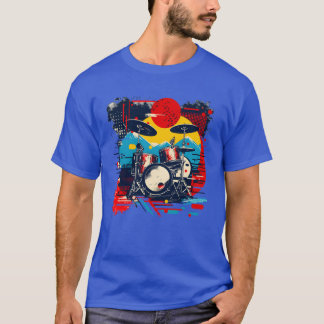 T-shirt Œuvres d'art pour batterie amis