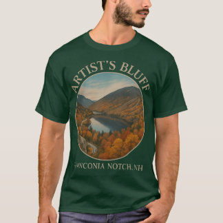 T-shirt of Artists Bluff Franconia Notch Fall Foliage New