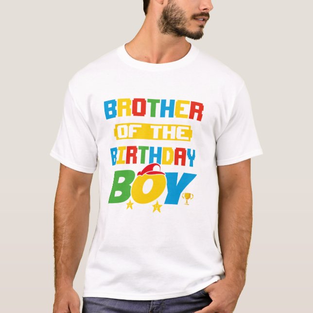 T-shirt Of The Birthday Boy Game (Devant)