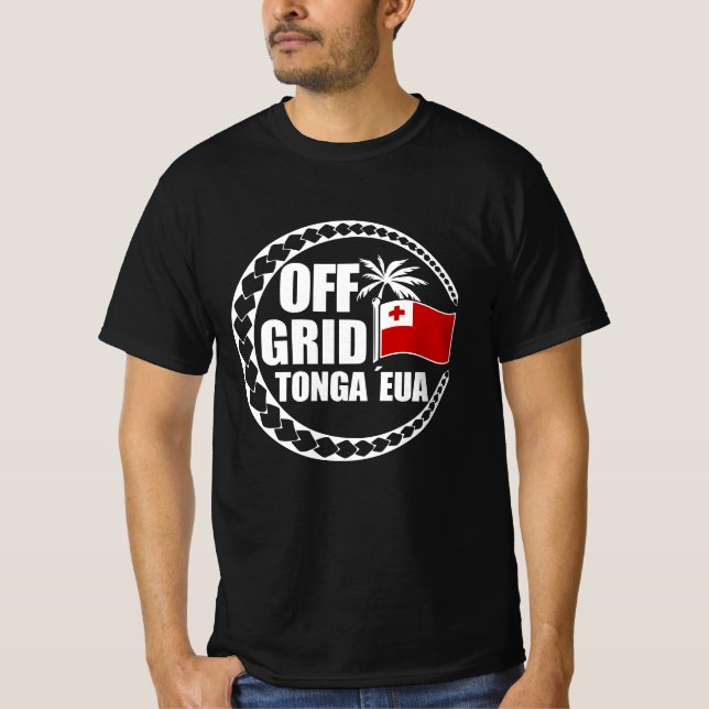 T-shirt Off Grid Tonga Eua Lifestyle (Devant)