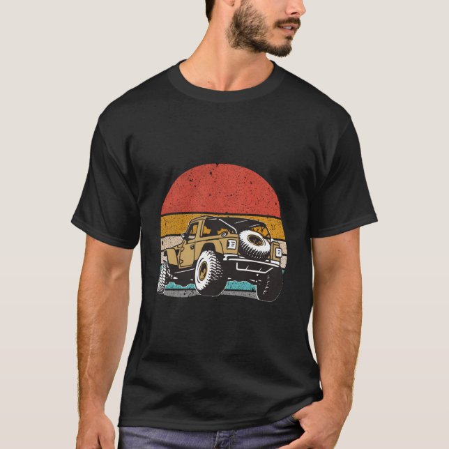T-shirt Off Road 4X4 Vintage (Devant)