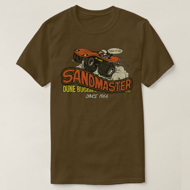 T-shirt Off Road Sandmaster Dune Buggies 1966 (Design devant)