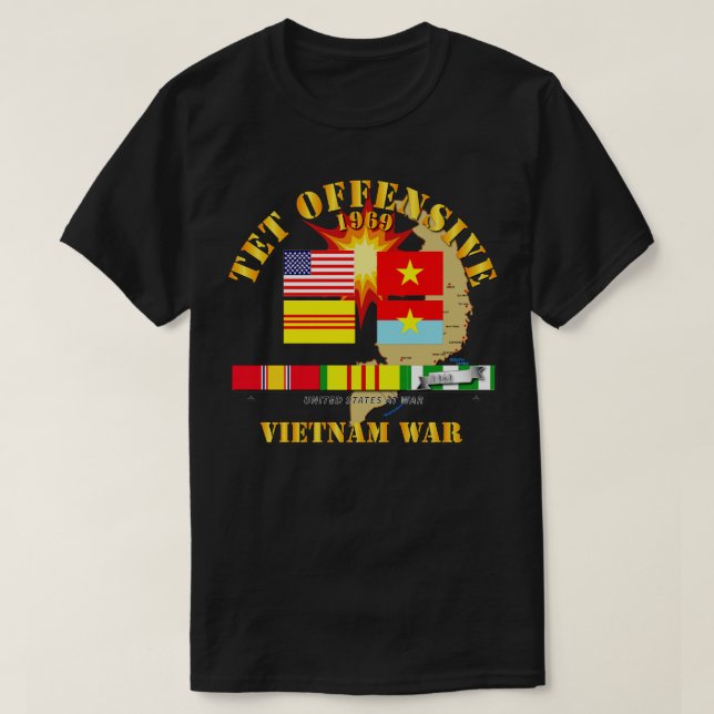 T-shirt offensive de Ttet Vietnam 1969 (Design devant)