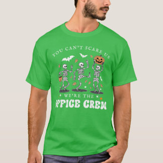T-shirt Office Crew Skeleton Dancing Halloween School Secr