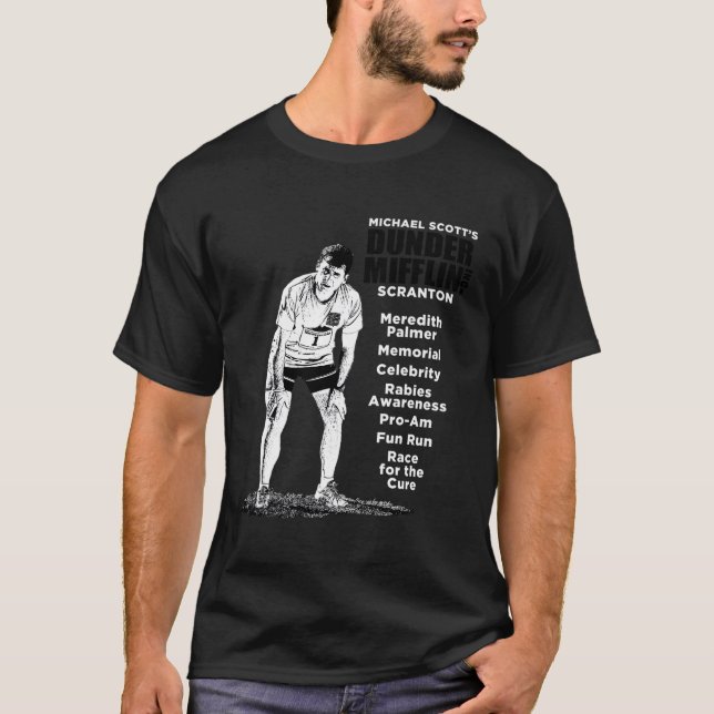 T-shirt Office Michael Scott Fun Run (Devant)