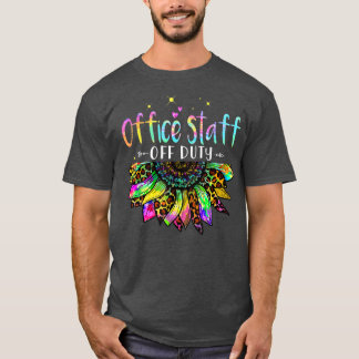 T-shirt Office Staff Off Duty Sunflower Tie Dye Vacation s