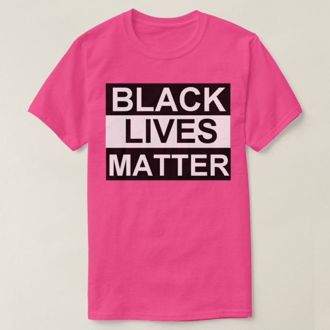 T-shirt Official BLM Campaign Support Black Lives Matter M (Design devant)