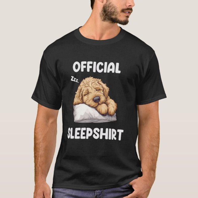T-shirt Official Doodle Sleepshirt Goldendoodle Dog Lover  (Devant)