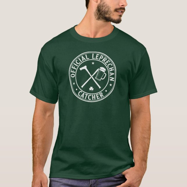 T-shirt Official Leprechan Catcher (Devant)