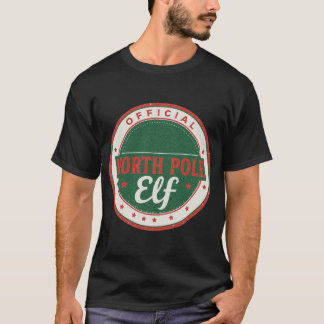 T-shirt Official North Pole Elf