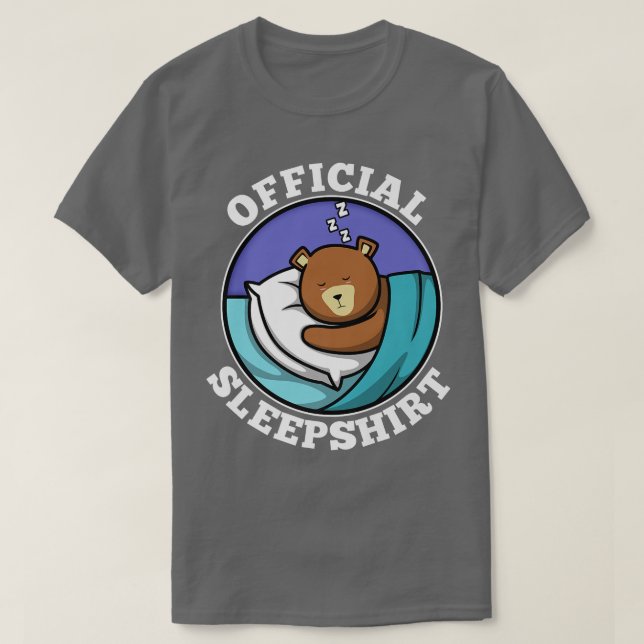 T-shirt Official sleepshirt bear1106 (Design devant)