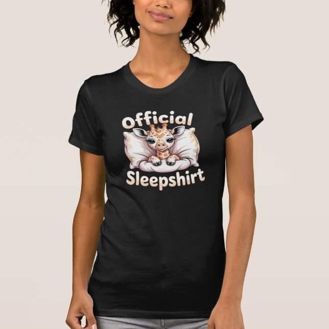 T-shirt  Official Sleepshirt Giraffe (Devant)