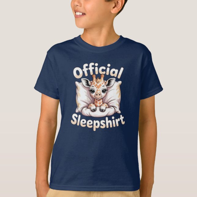 T-shirt  Official Sleepshirt Giraffe (Devant)