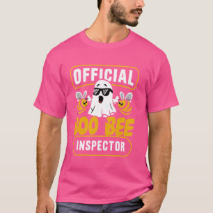 T-shirt Officiel Boo Bee Inspecteur Halloween Humour Funny