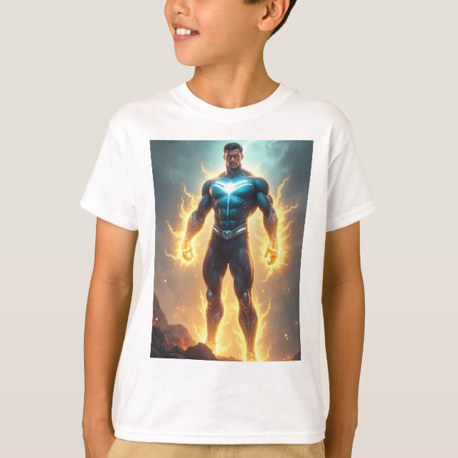 T-shirt Officiel DC Comics Superman Tee" (Devant)