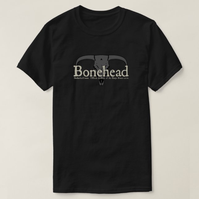 T-Shirt officiel de l'équipage Banjo Bones (Design devant)