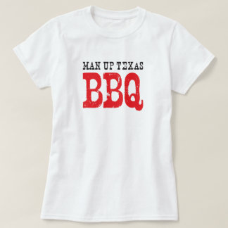 T-shirt officiel de l'homme vers le haut du BBQ du