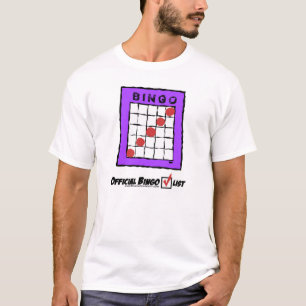 T-shirt officiel de liste de contrôle de