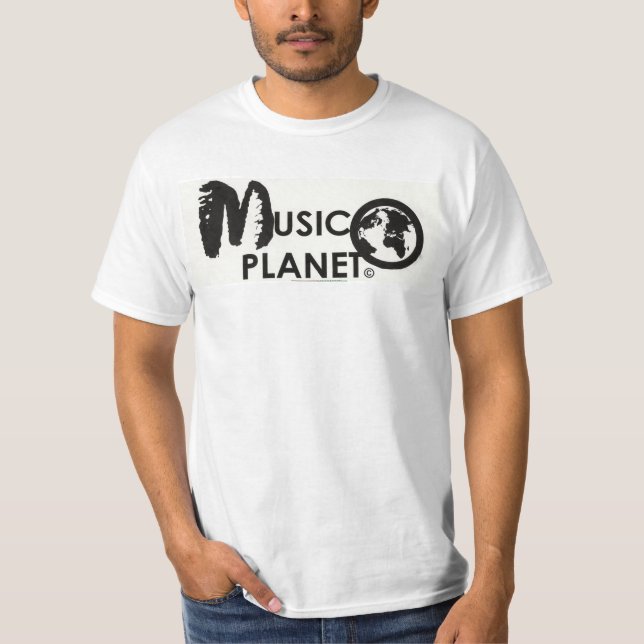 T-shirt OFFICIEL DE PLANÈTE MUSICALE (Devant)
