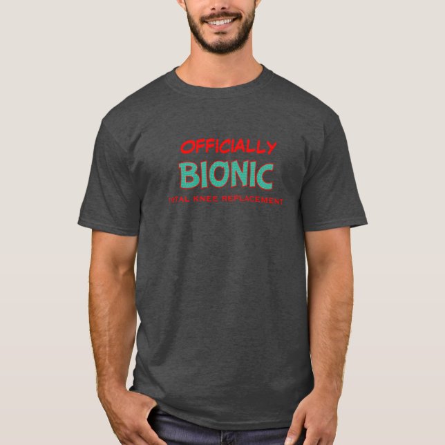 T-shirt officiel de remplacement du genou bionique (Devant)