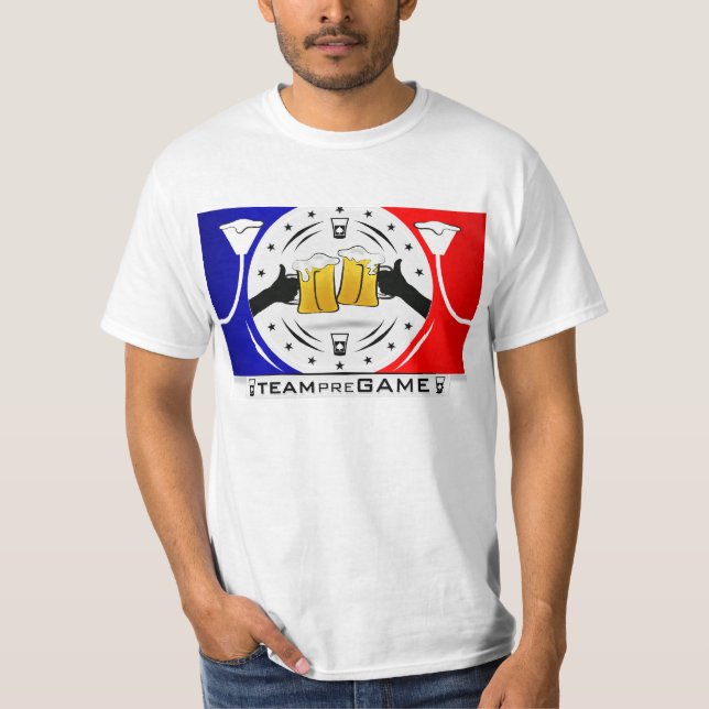 T-shirt officiel de TEAMpreGAME TEAMmember (Devant)