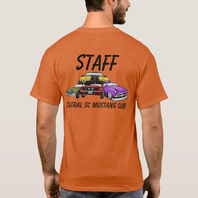 T-shirt officiel du personnel du Salon des voiture (Dos)