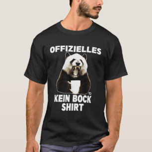 T-shirt Officiel Non Buck Grumpy Panda Kawaii