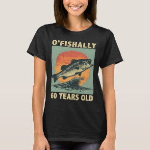 T-shirt Officiellement 60 ans 1965 Pêche Pêcheur 60e