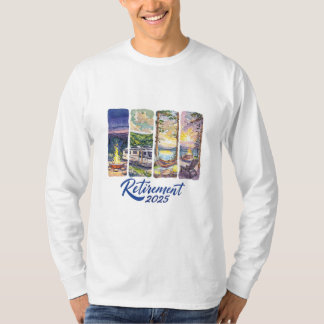 T-shirt Officiellement à la retraite 2025 – Que la détente