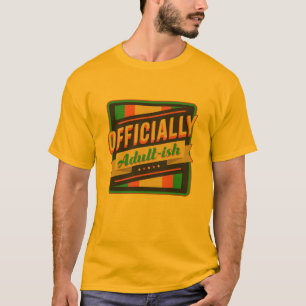 T-shirt officiellement adulte pour le 18e annivers