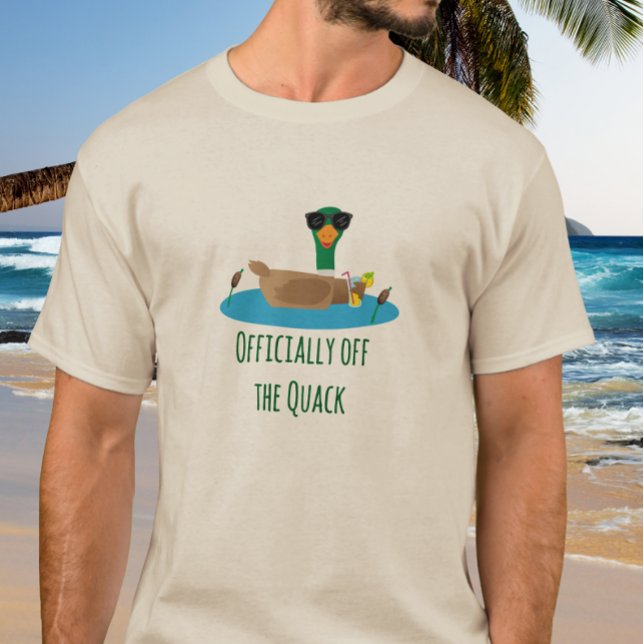 T-shirt Officiellement hors du quack  (Créateur téléchargé)