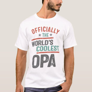 T-shirt Officiellement le Opa le plus froid du monde