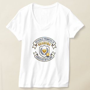 T-shirt Officiellement promue grand-mère
