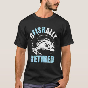 T-shirt Officiellement Retraité Pêcheur à la retraite Pêch