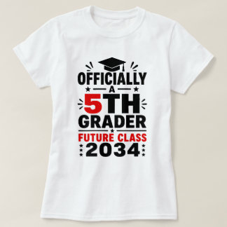 T-shirt Officiellement un élève de 5e, future promotion de