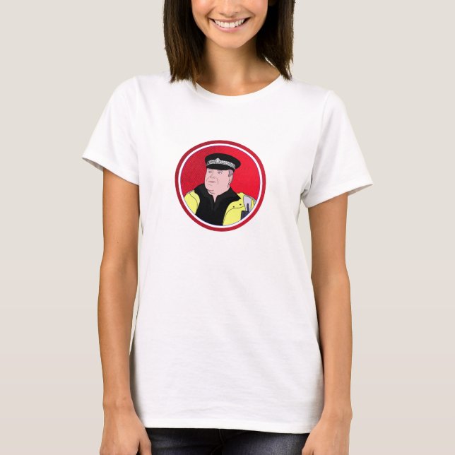 T-shirt Officier de police (Devant)