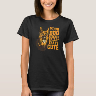 T-shirt Officier de police chien K9 Berger allemand Votre