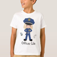Officier de police féminin personnalisé