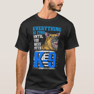 T-shirt Officier de police K9 et chien policier