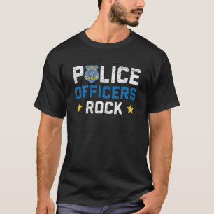 T-shirt Officier de Police Militaire Cop Sheriff