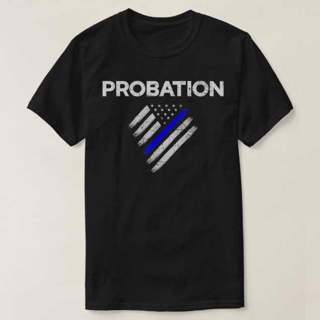 T-shirt Officier de probation Libération conditionnelle Po (Design devant)