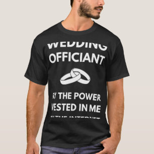 T-shirt Officier Mariage drôle