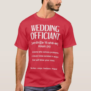 T-shirt Officier Mariage drôle