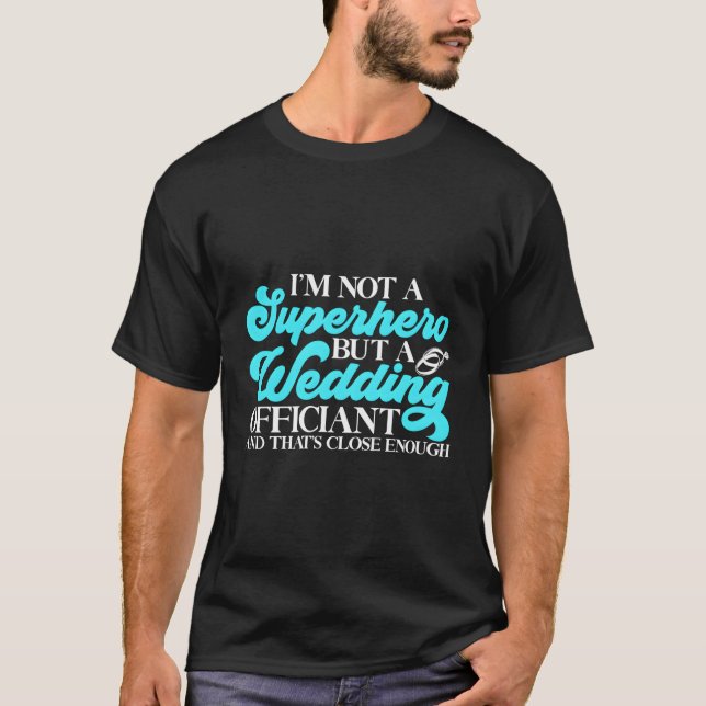 T-shirt Officier mariage du mariage (Devant)