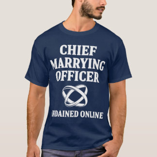 T-shirt Officier mariage Officier Internet Commandé Cadeau